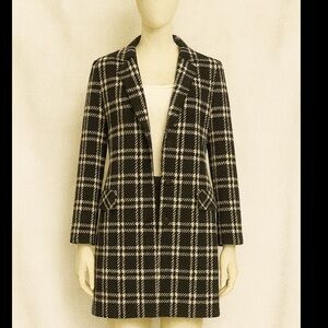 Style & company long checkered jacket